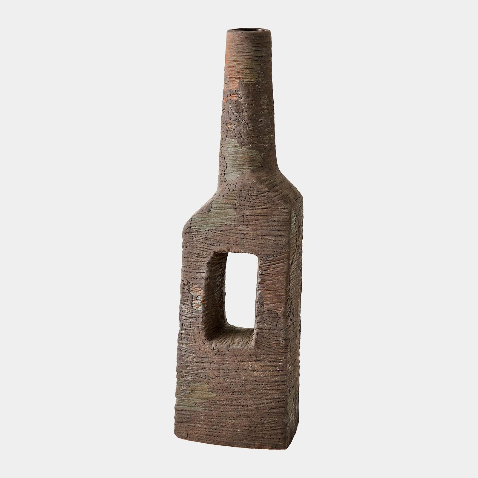 Global Views Rugged Brown Ebba Vase