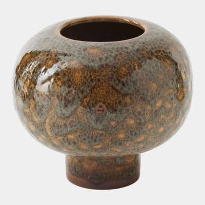 Global Views Allium Gray Splotch Vase