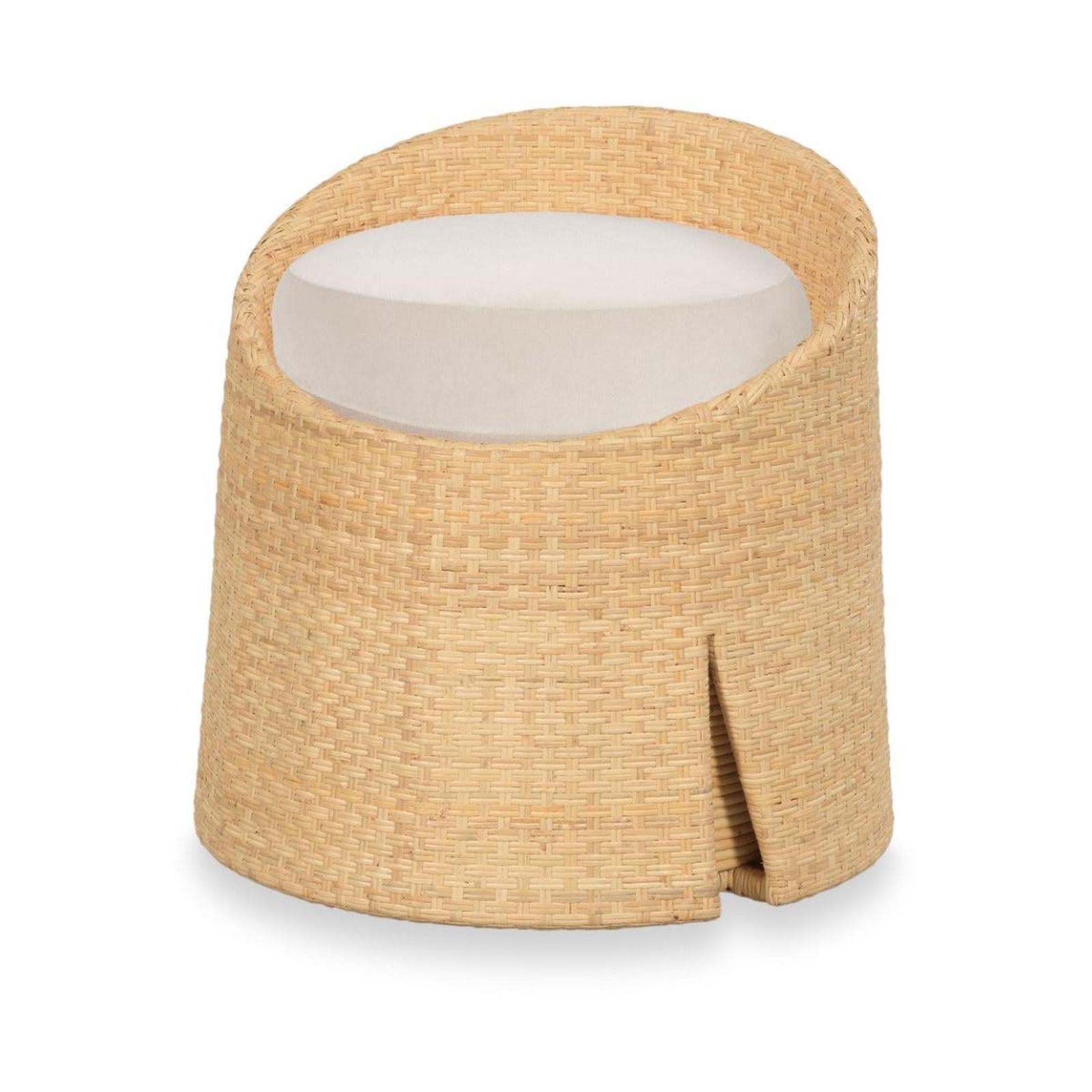 Woodbridge Furniture Japandi Swivel Ottoman