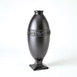 Global Views Black Greek Key Vase & Bowl Clearance