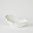 Global Views Matte White Horn Bowl