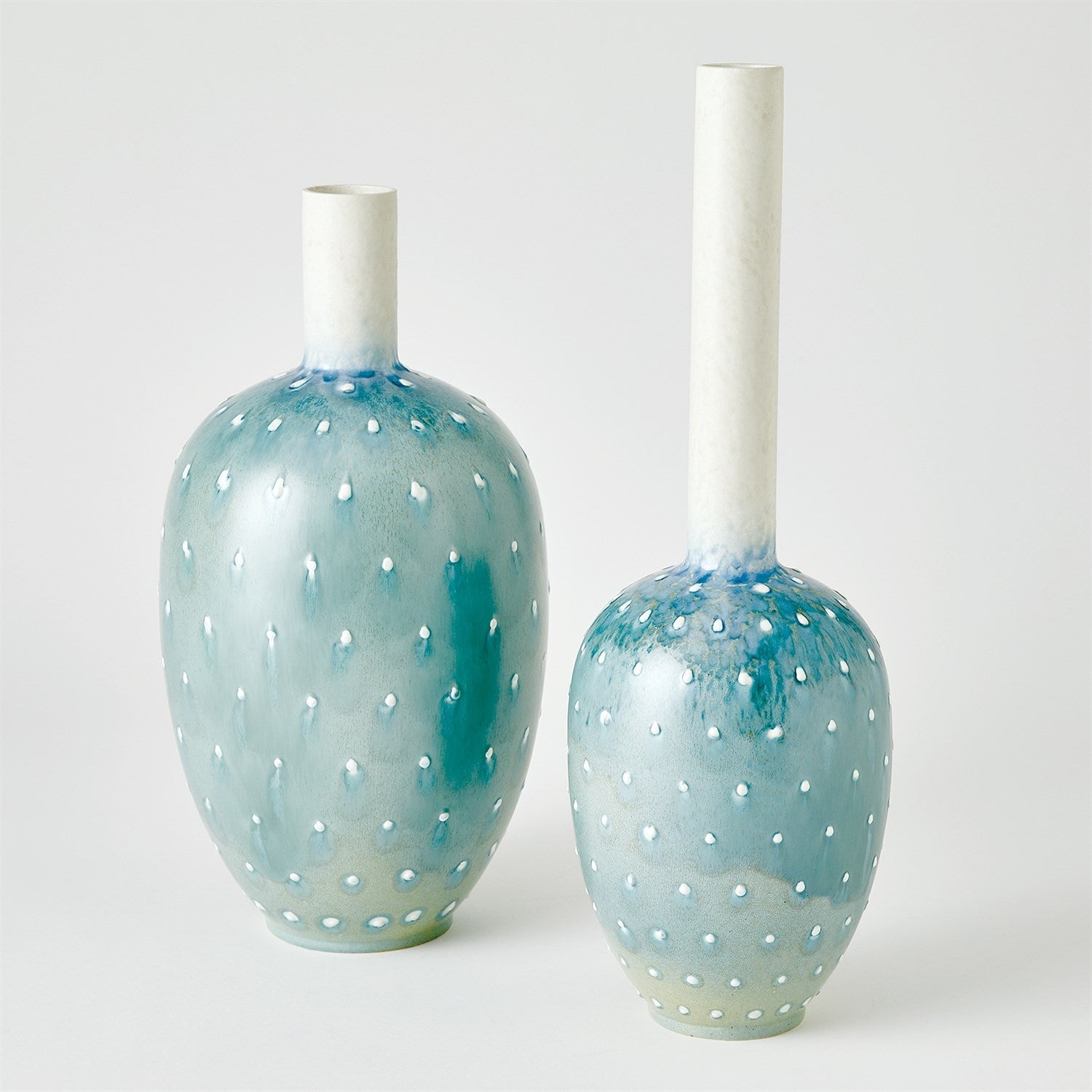 Global Views Lambs Ear Spotted Vase