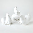 Global Views Matte White Libertino Horse