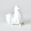 Global Views Matte White Libertino Horse