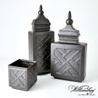 Global Views Matte Black Chinoiserie Jar Clearance