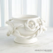 Global Views White Twisted Vine Bowl