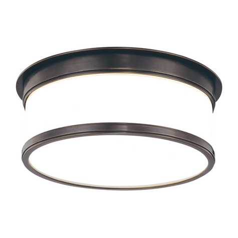 Hudson Valley Lighting Geneva 2 Light 12.25 inch Flush Mount Ceiling Light