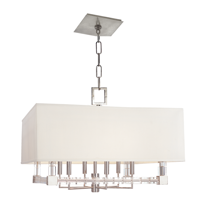 Hudson Valley Lighting Alpine 6 Light 26 inch Polished Nickel Chandelier Ceiling Light Clearance