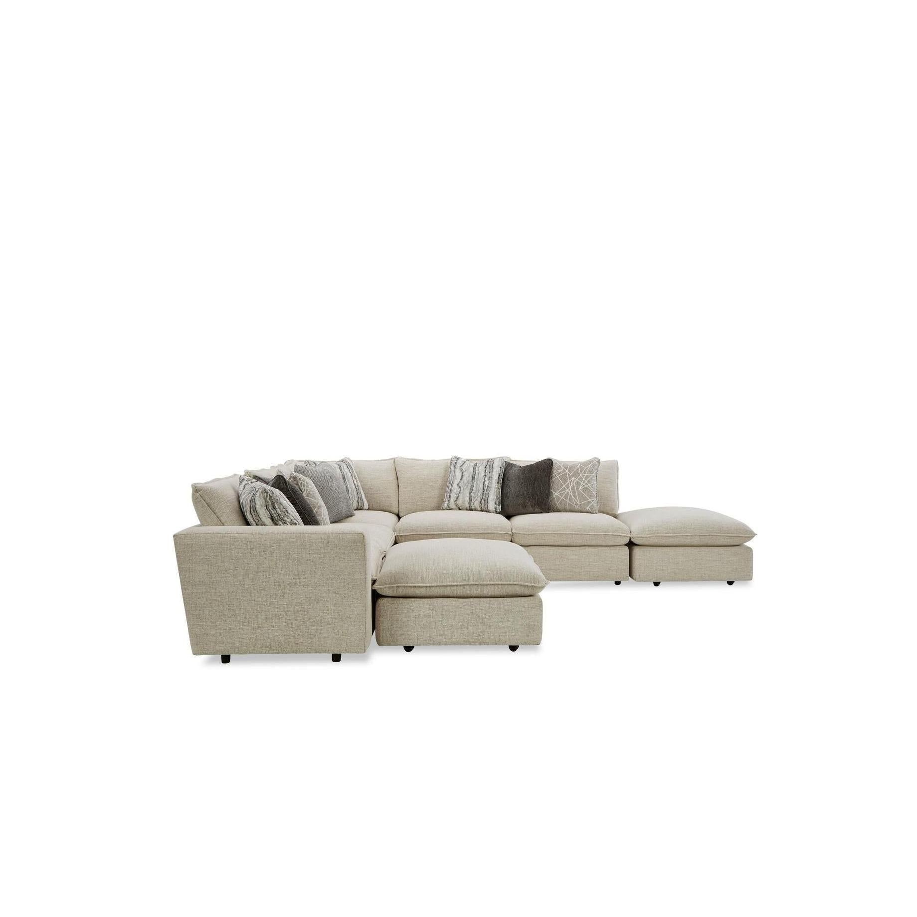 Craftmaster Modern Sectional 7127