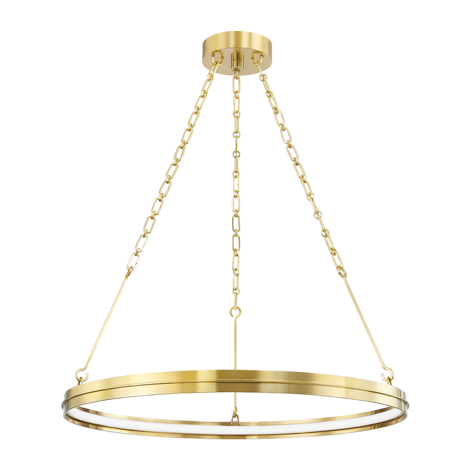 Hudson Valley Lighting Rosendale 1 Light 28 inch Chandelier Ceiling Light