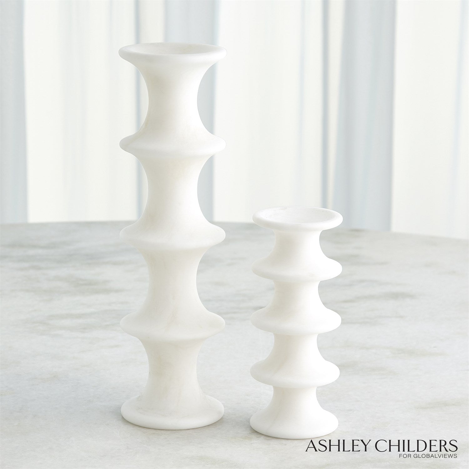 Global Views Ridge Candlestick by Ashley Childers