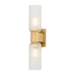 Hudson Valley Lighting Irondale 2 Light 4.25 inch Aged Brass Wall Sconce Wall Light