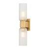 Hudson Valley Lighting Irondale 2 Light 4.25 inch Aged Brass Wall Sconce Wall Light