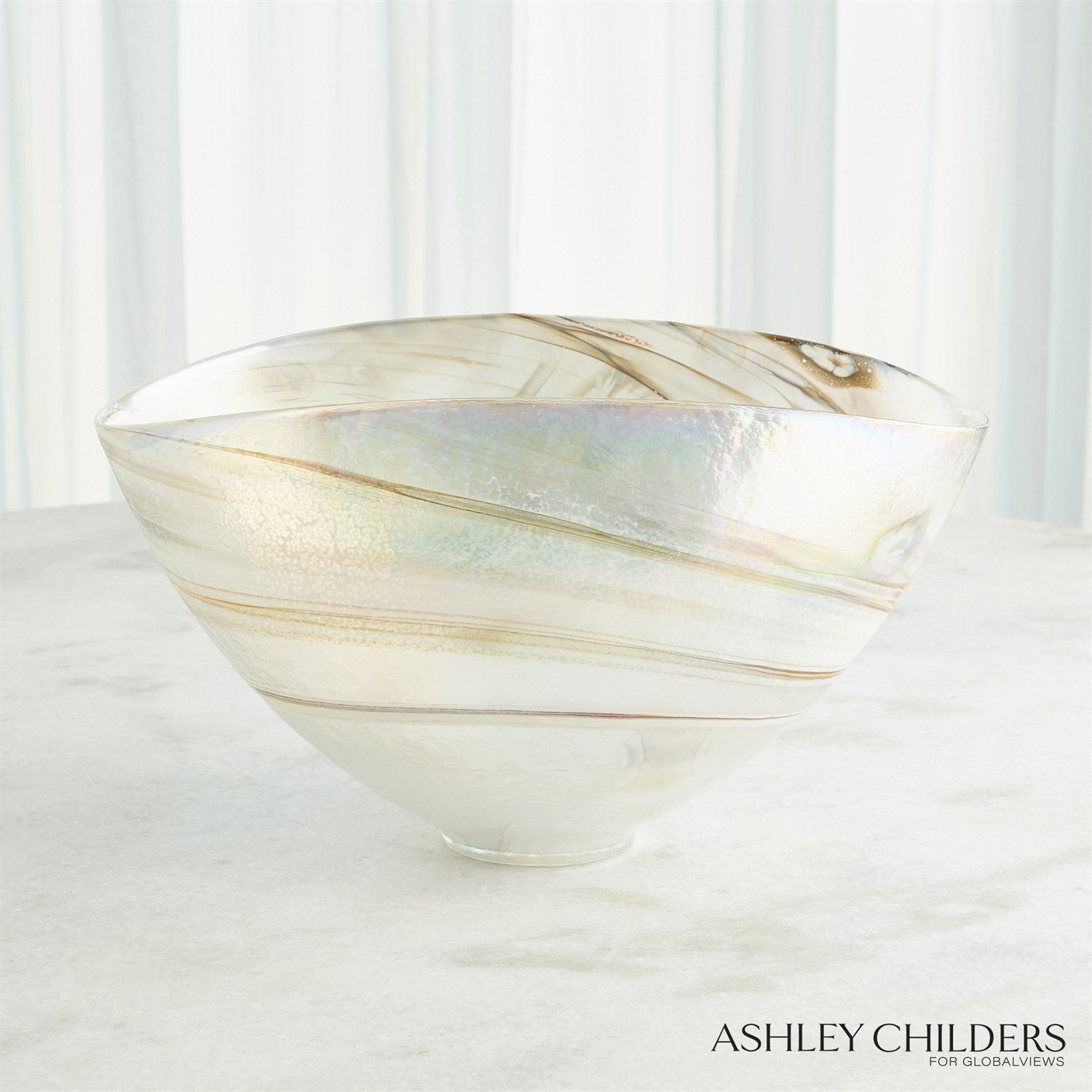 Global Views Maura Oval Bowl by Ashley Childers