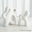 Global Views Matte White Ronan Sculpture