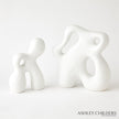 Global Views Matte White Ronan Sculpture
