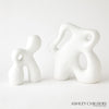 Global Views Matte White Ronan Sculpture by Ashley Childers