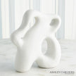 Global Views Matte White Ronan Sculpture