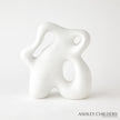 Global Views Matte White Ronan Sculpture