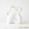 Global Views Matte White Ronan Sculpture