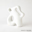 Global Views Matte White Ronan Sculpture