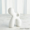 Global Views Matte White Ronan Sculpture