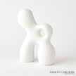 Global Views Matte White Ronan Sculpture