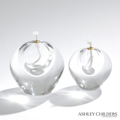 Global Views Clear Daphne Oil Candle by Ashley Childers