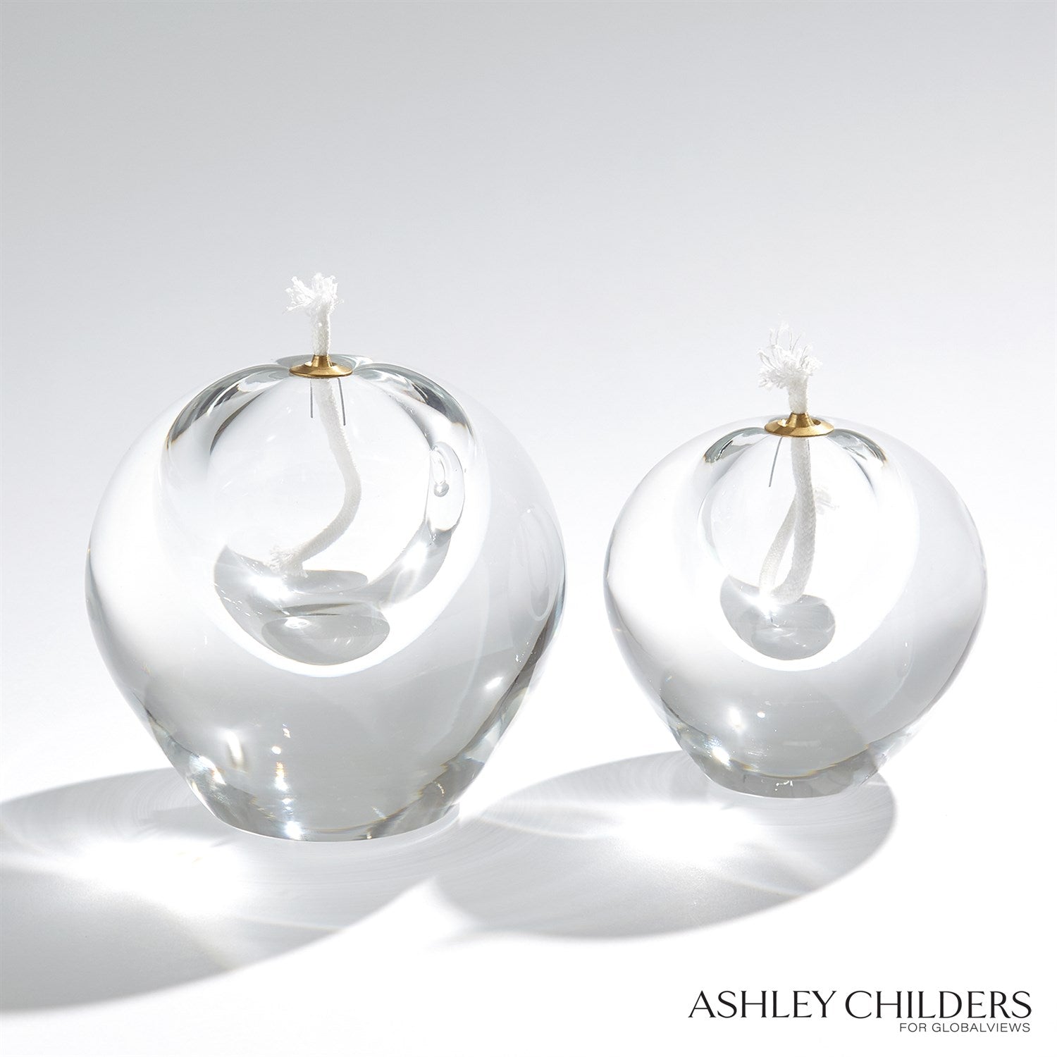 Global Views Clear Daphne Oil Candle by Ashley Childers
