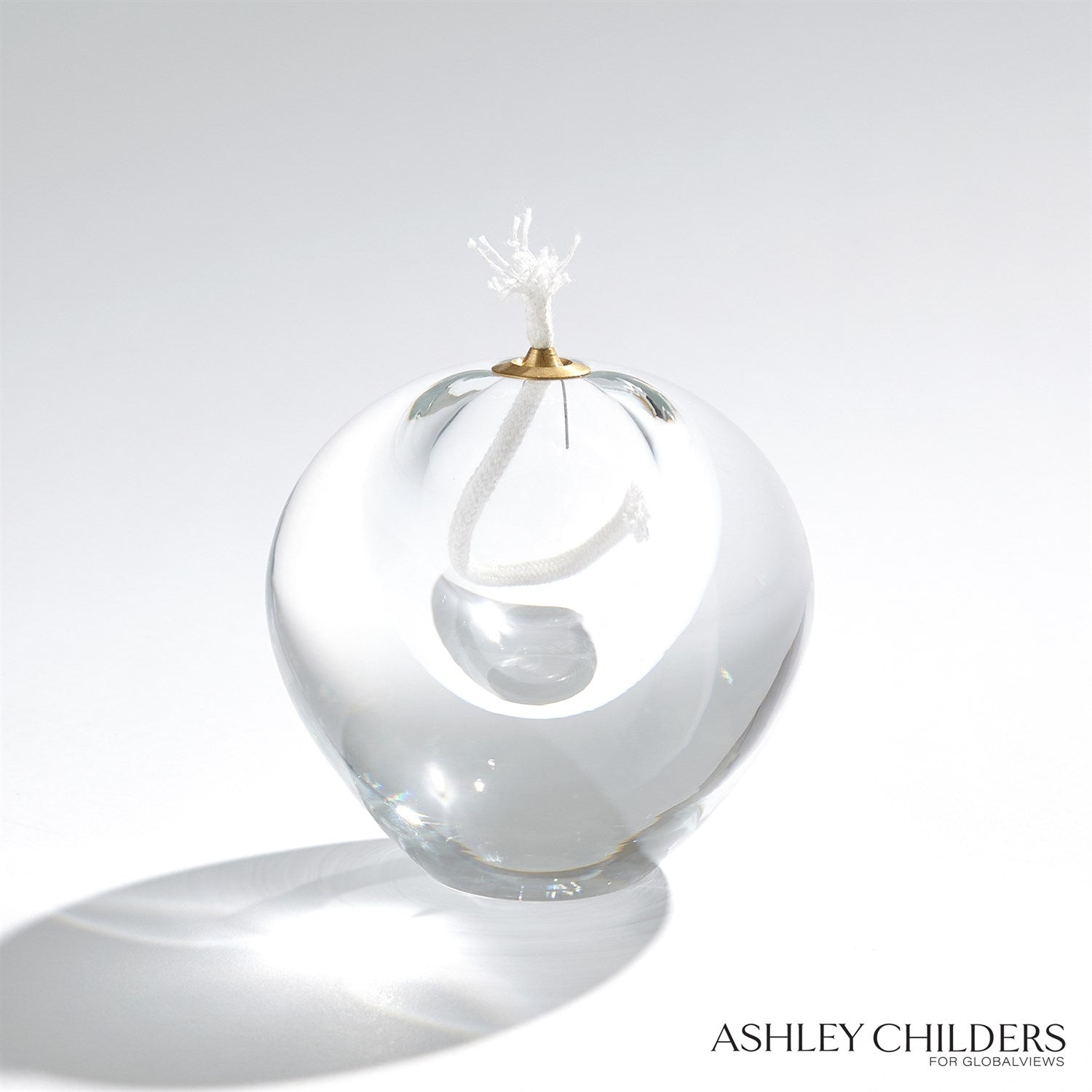 Global Views Clear Daphne Oil Candle by Ashley Childers