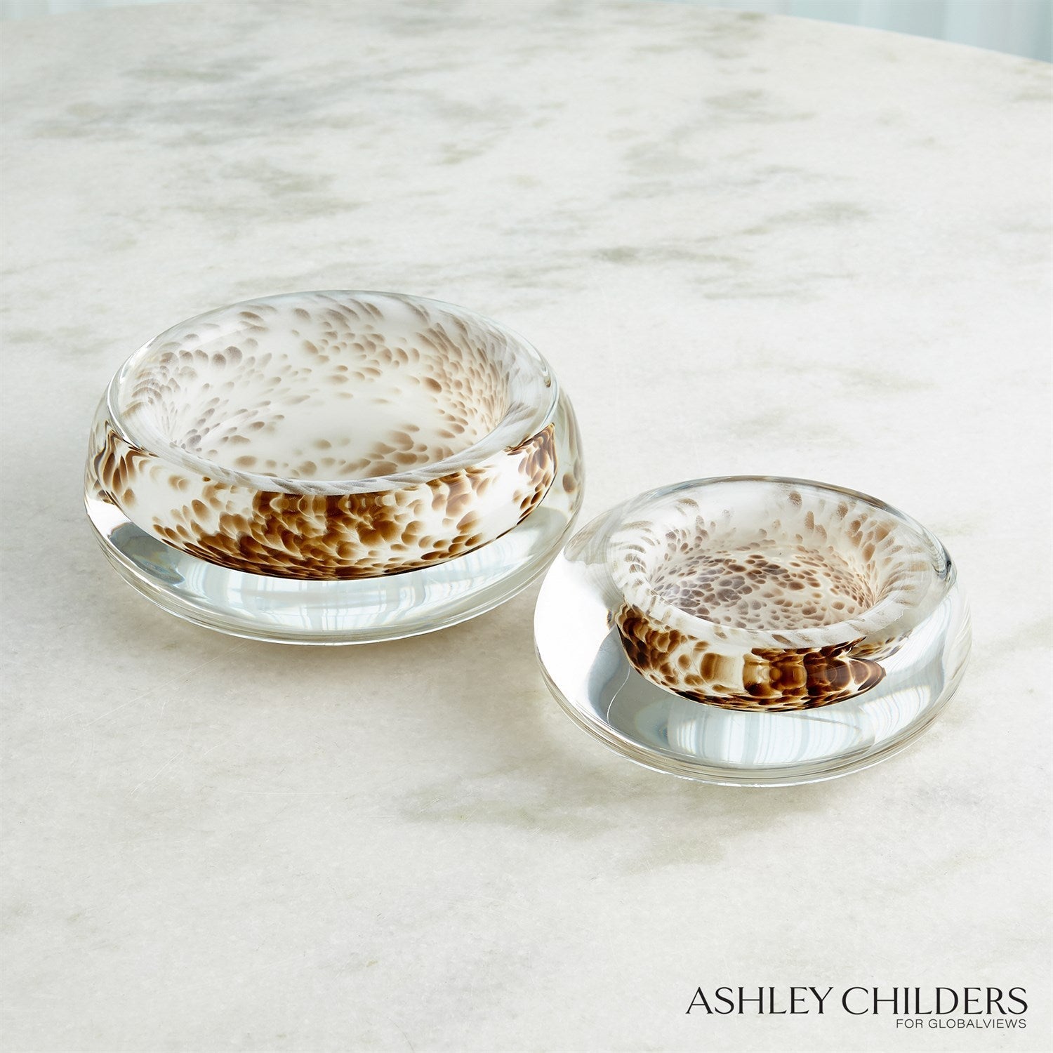 Global Views Brown Spots Ludlow Bowl