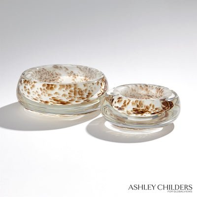 Global Views Brown Spots Ludlow Bowl by Ashley Childers