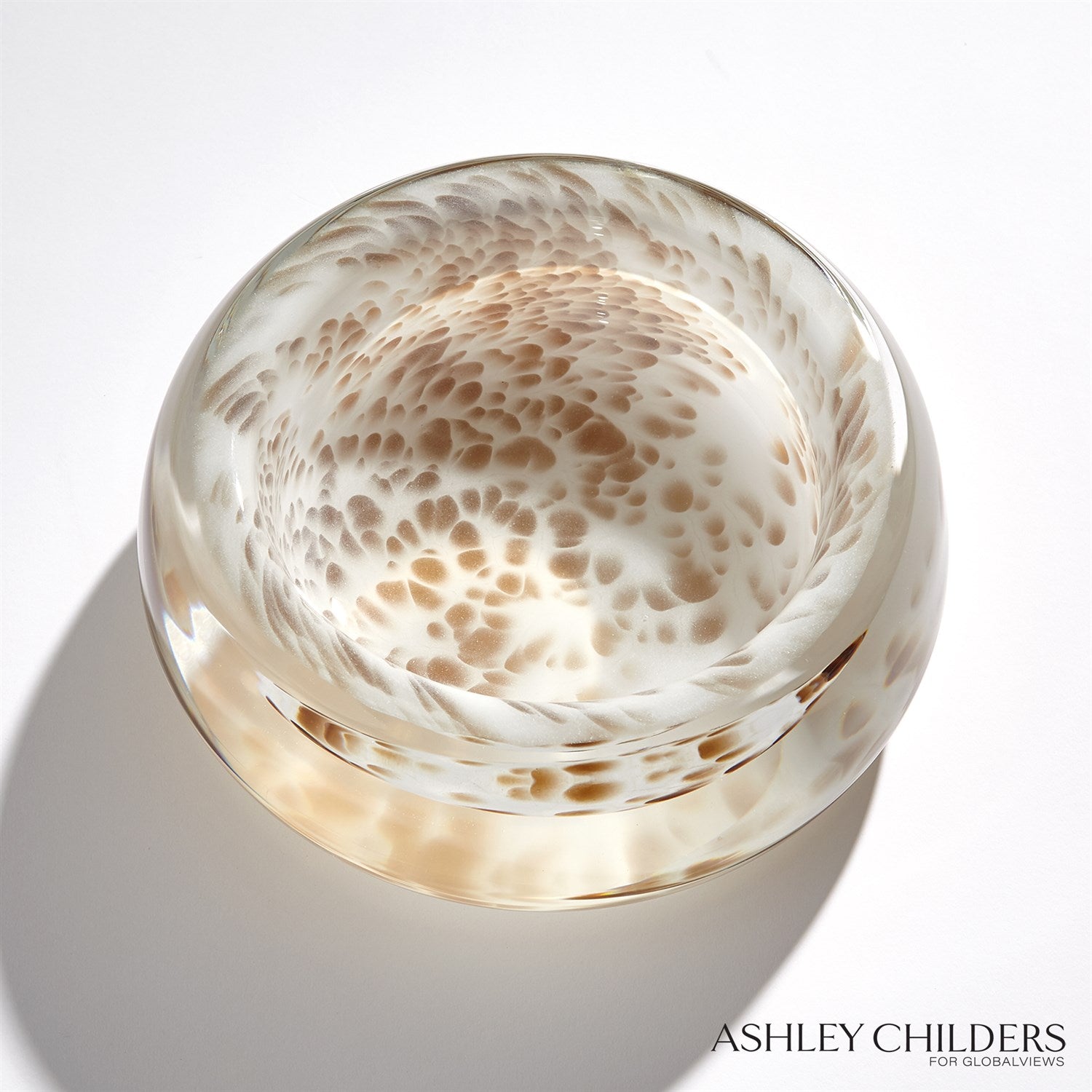 Global Views Brown Spots Ludlow Bowl