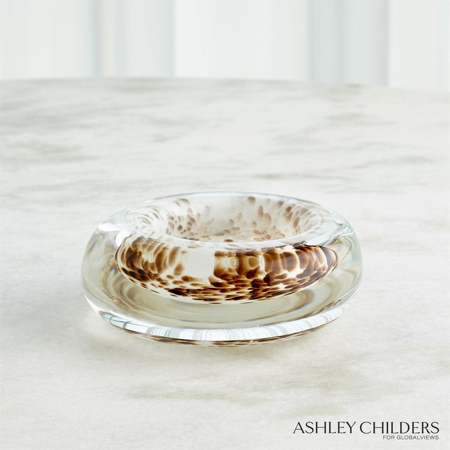 Global Views Brown Spots Ludlow Bowl