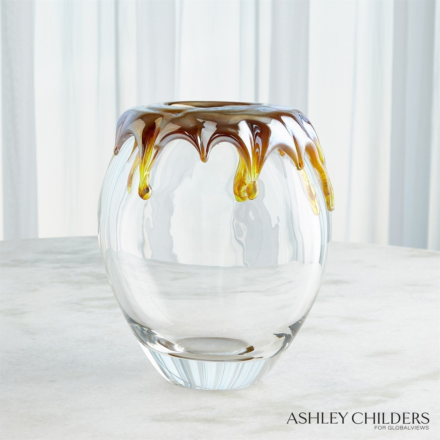 Global Views Drip Slip Honey Pot