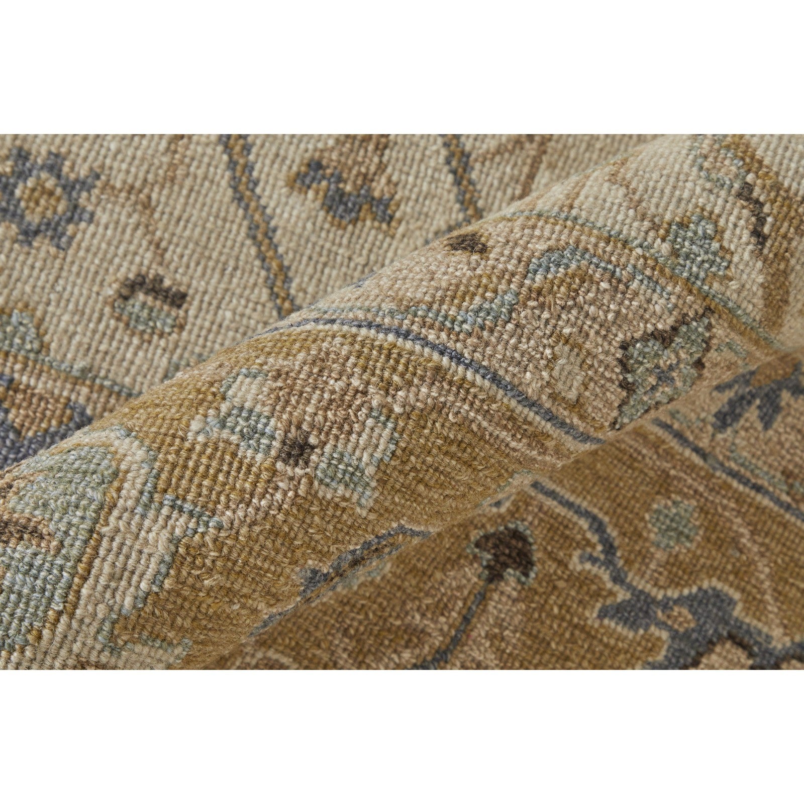 Feizy Corbitt 0611F Traditional Oriental in Ivory/Gold