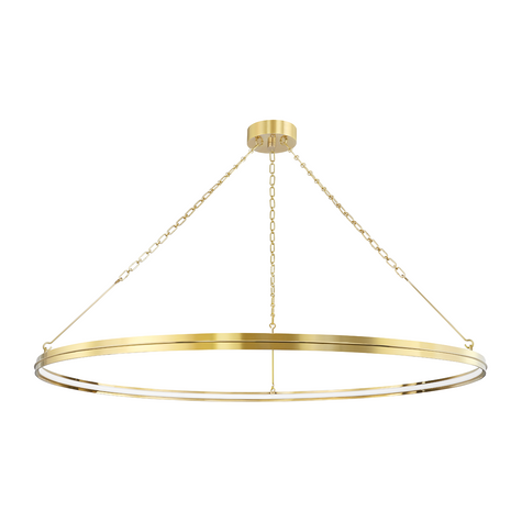 Hudson Valley Lighting Rosendale 1 Light 56 inch Chandelier Ceiling Light