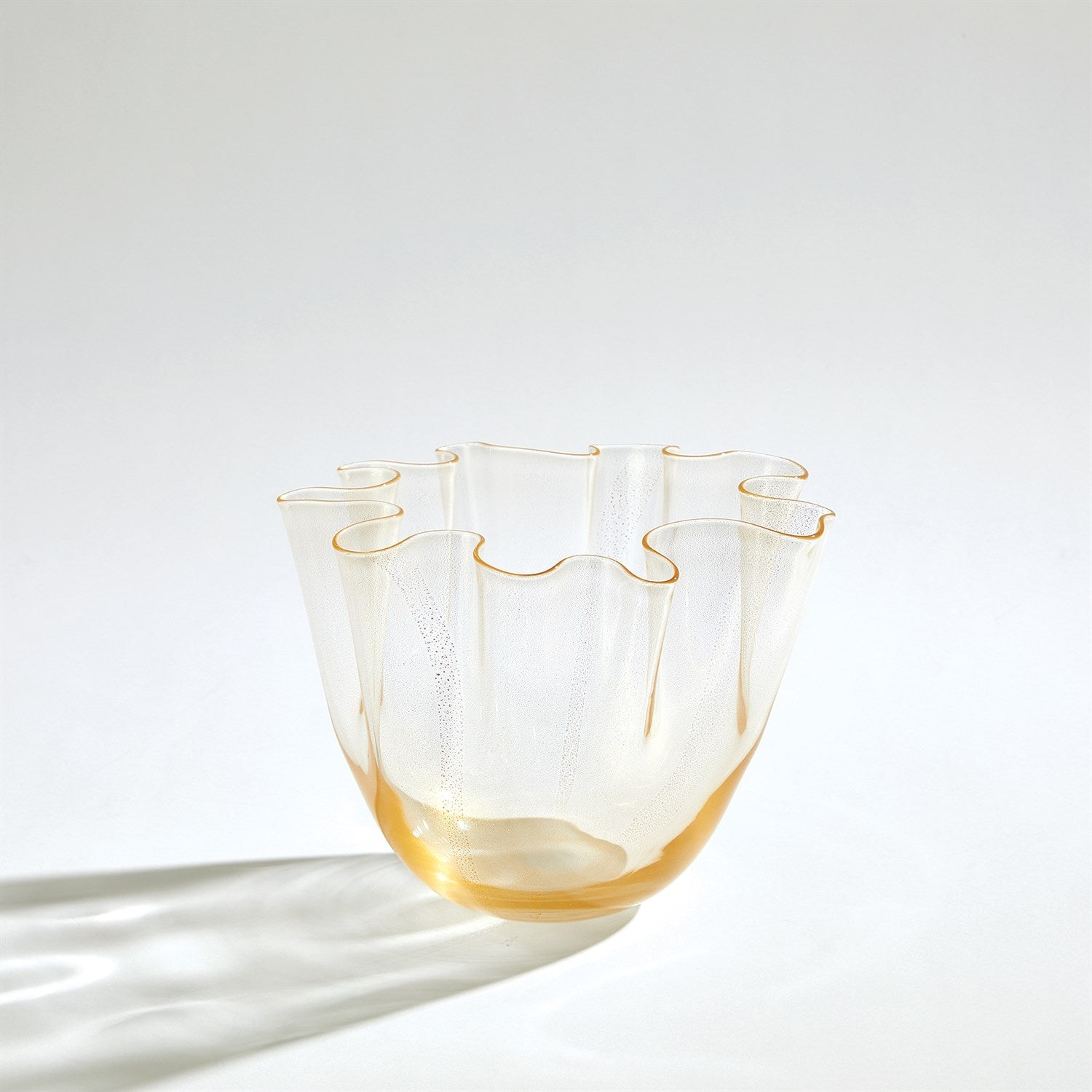 Global Views Gold Handkerchief Vase Clearance