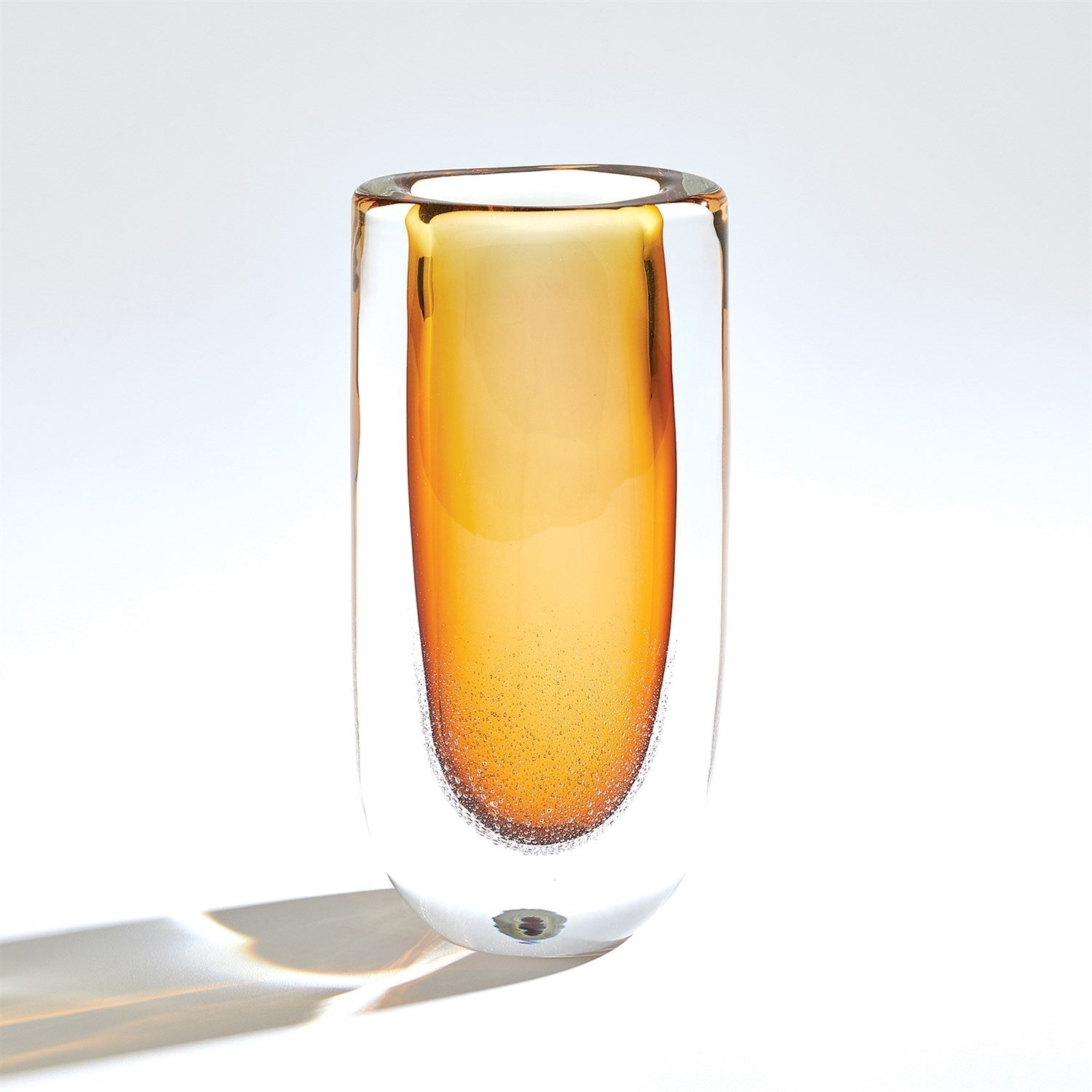 Global Views Amber Micro Bubble Vase