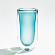 Global Views Azure Micro Bubble Vase