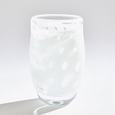 Global Views White Netted Vase Clearance