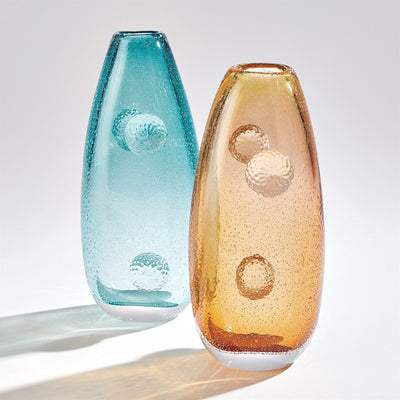 Global Views Azure Pom Pom Vase Clearance