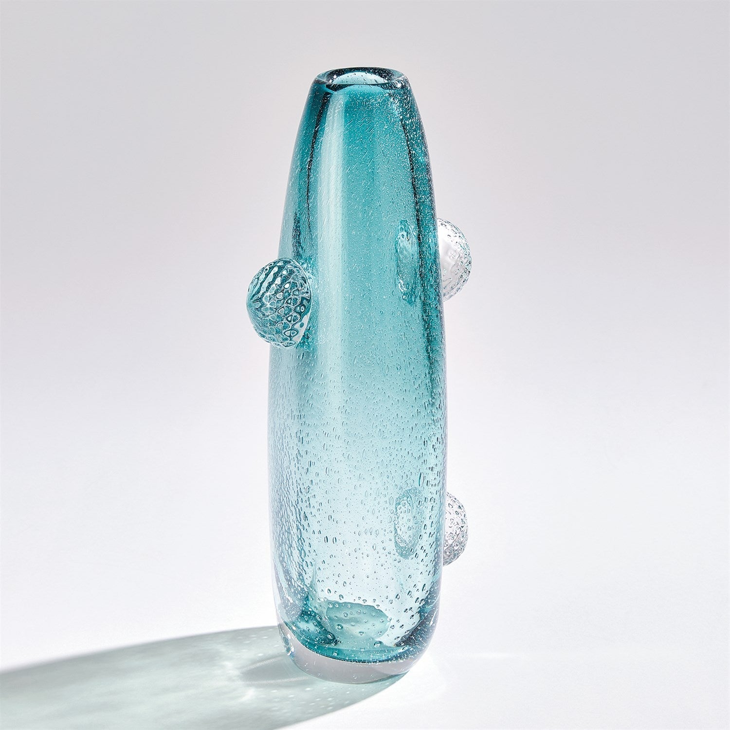 Global Views Azure Pom Pom Vase