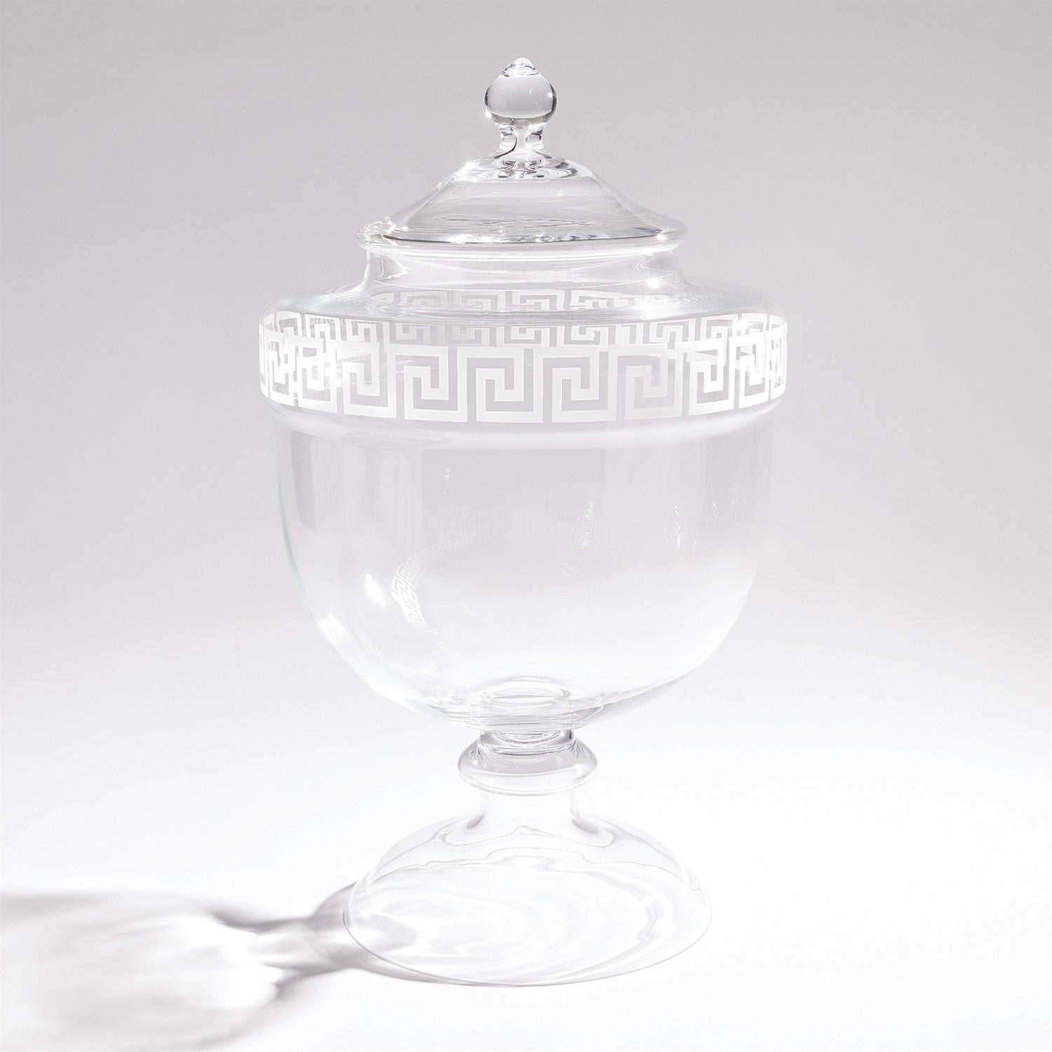 Global Views Greek Key Urn DSC