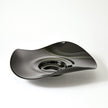 Global Views Black Wavy Edge Bowl