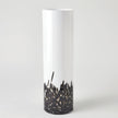 Global Views Black White Confetti Vase
