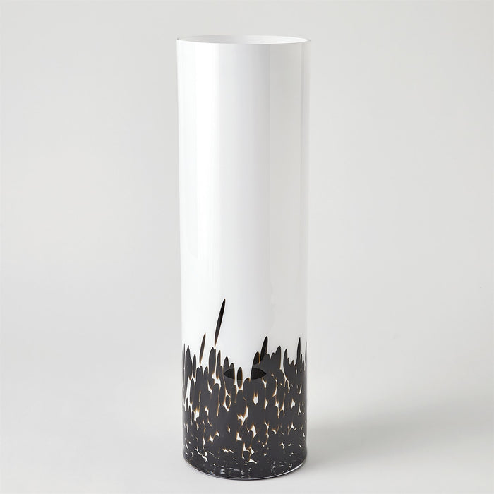 Global Views Confetti Vase - BlackWhite