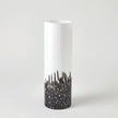Global Views Black White Confetti Vase