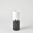 Global Views Black White Confetti Vase