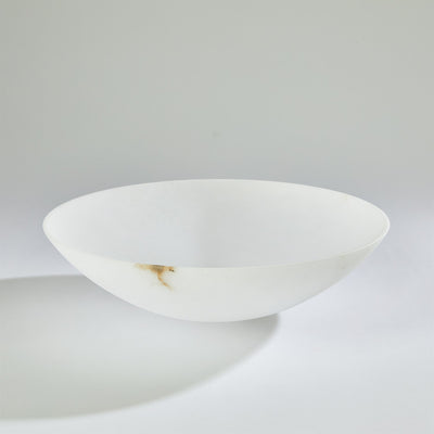 Global Views Wide Alabaster Bowl